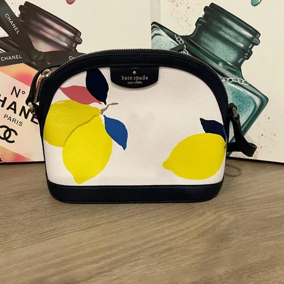 Kate Spade White and Yellow Crossbody Bag - Picture 6 of 7